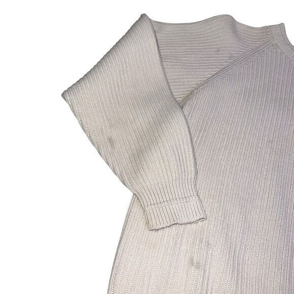 Vintage Chaps Ralph Lauren Knit Sweater Size Medium White Casual - Picture 4 of 9